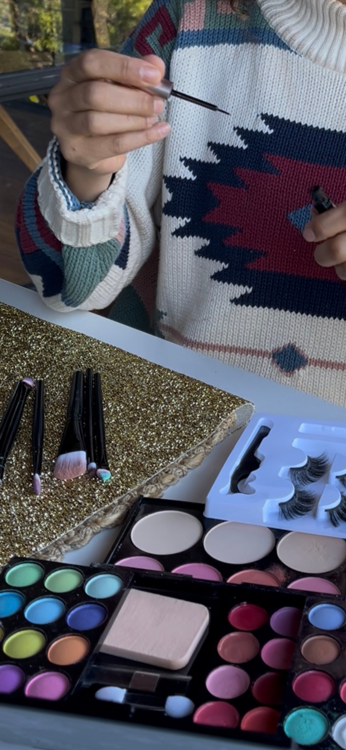 Magnetic False Eyelashes-Magnetic Eyeliner